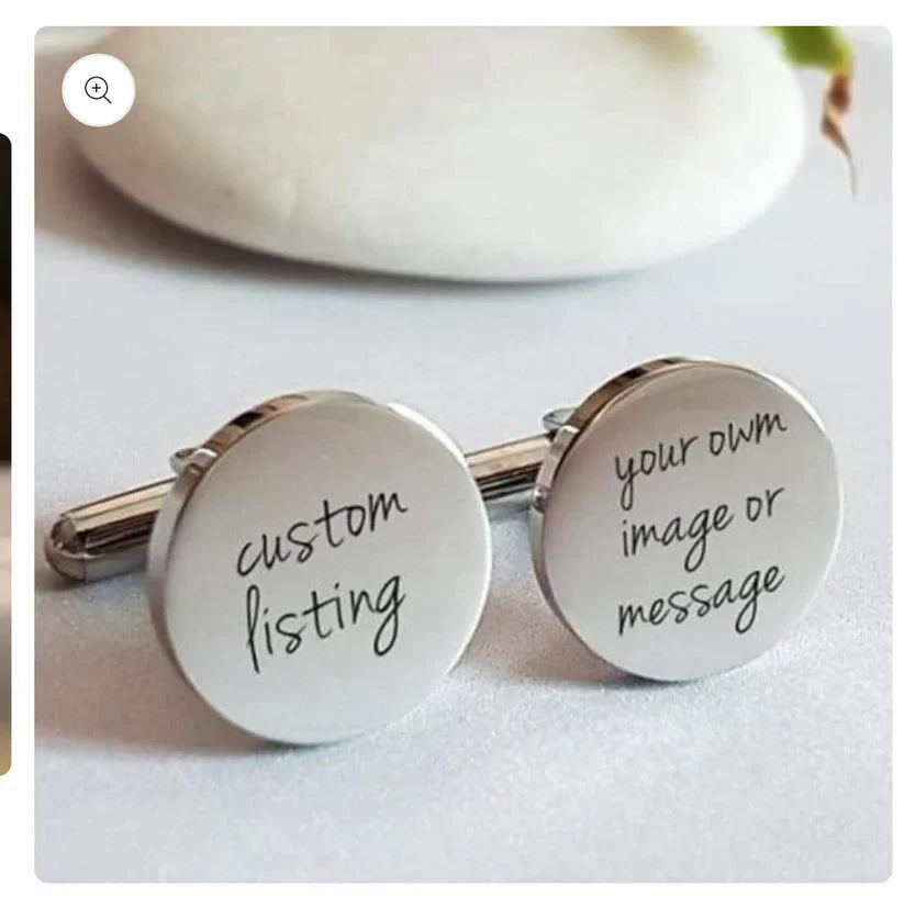 Round CUFFLINKS